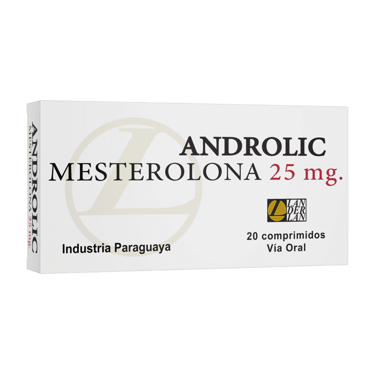 LANDER ANDROLIC X 20 COMP 25MG